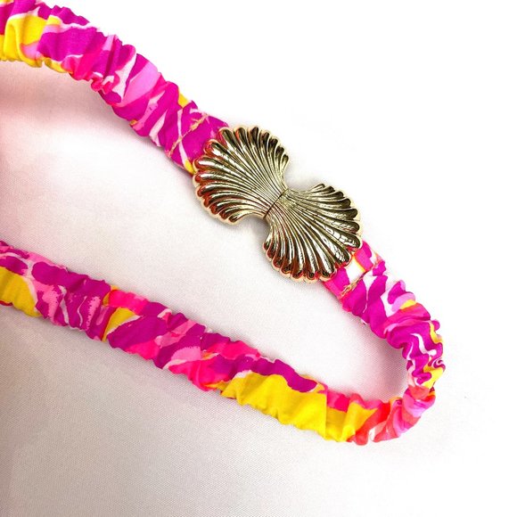 NWT Bri Cotton Midi Dress Calla Yellow Coral Floral Dress S - Picture 7 of 16